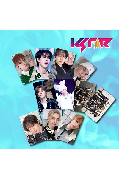 KSTAR مجموعة بطاقات صور فاخرة مكونة من 55 قطعة من Stray Kids - مجموعة Kpop الخاصة