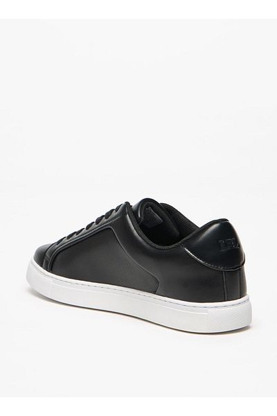 LBL by Shoexpress Solid Low Ankle Sneakers with Lace-Up Closure