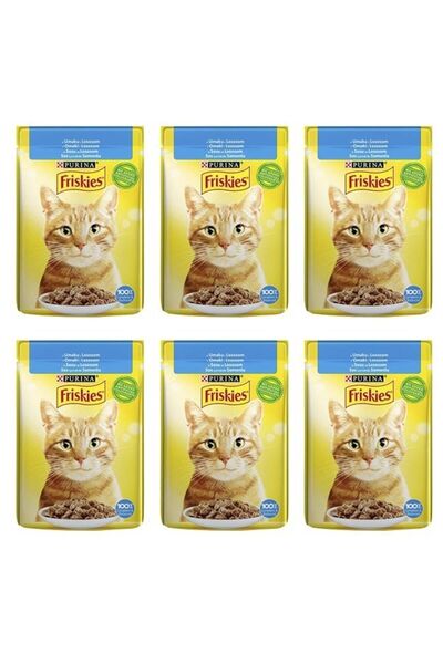 Friskies Friskies Somonlu Soslu Yaş Kedi Maması 85 G X 6 Adet