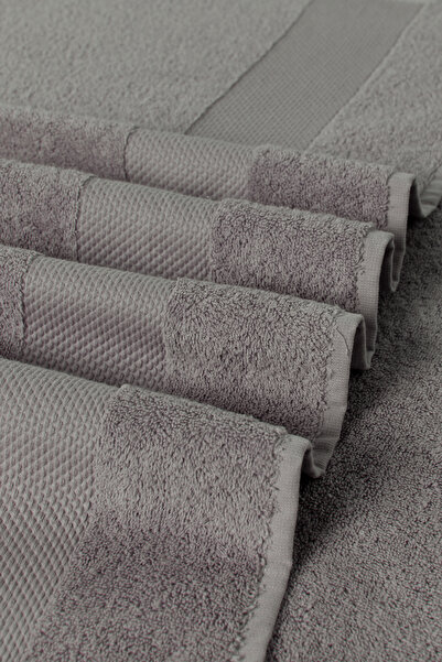 AİRYCOT Темно-сірий 50x90 набір з 4 рушників для обличчя