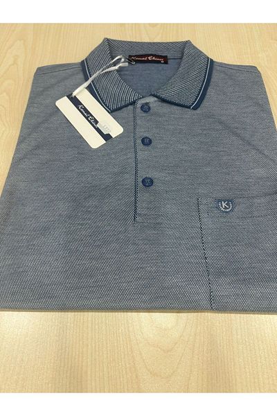 KEMAL EKİNCİ Men's Polo Collar Pocketed Quality T-Shirt