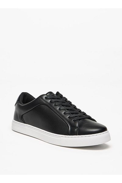 LBL by Shoexpress Solid Low Ankle Sneakers with Lace-Up Closure