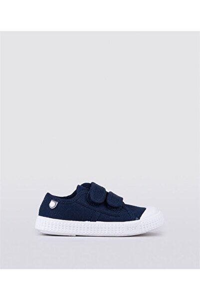 IGOR S10199 Berri Παιδικά Παπούτσια Unisex Λινά με Βέλκρο Ναυτικό Μπλε