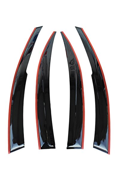 BALP Seat İbiza Çift Sıra Kırmızı Kromlu Cam Rüzgarlığı 2009-2014 Arası