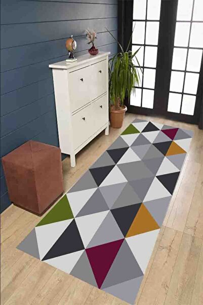 Vertigo سجادة المدخل بنمط هندسي، سجادة أرضية، سجادة طويلة، سجادة غير قابلة لل...