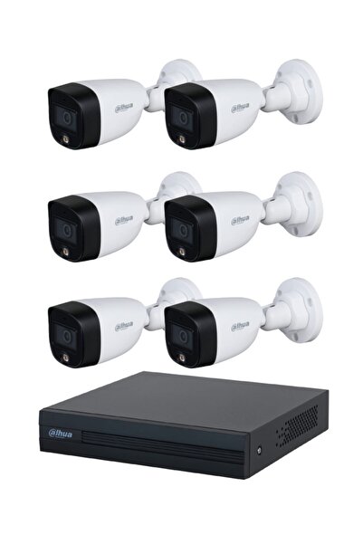DAHUA 6 Kameralı Renkli Gece Görüşlü Ahd Kamera Seti