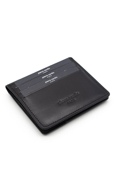 Pierre Cardin 0206A55 Model Black Analin Leather Wallet