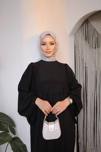 Zaure Hijab Oval Gather Women's Dress