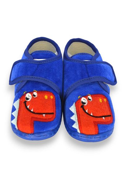 First Step Dinosaur Embroidered Saks Boy Velcro Panduf-F-743