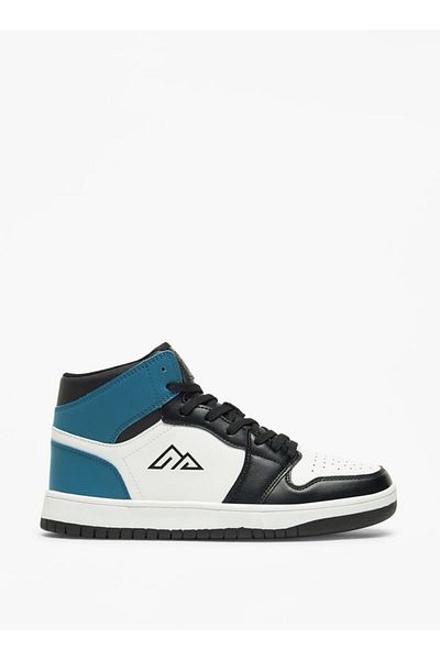 Oaklan by Shoexpress Colourblock High Top Sneakers with Lace-Up Closure