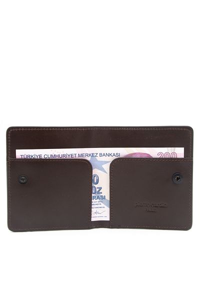Pierre Cardin 0206D06 Model Brown Color Analin Leather Wallet