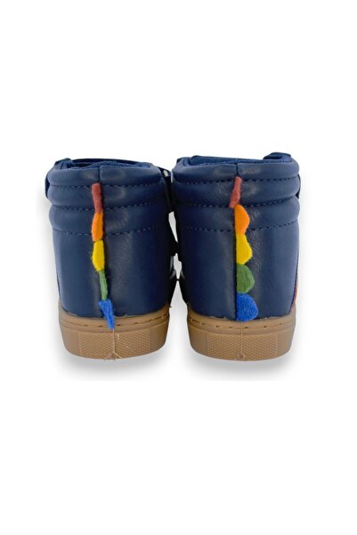 First Step Dinozor Lacivert Cırt Cırtlı Erkek Çocuk Günlük Sneaker Spor Ayakkabı-S-1004
