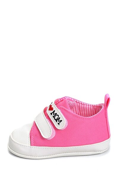 First Step I Love Mom And Dad Booties Pink G-2287