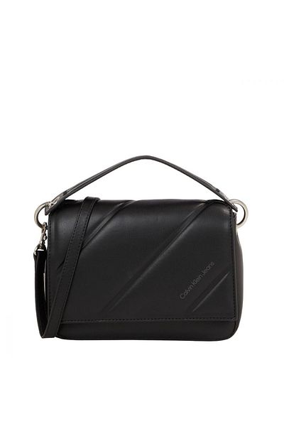 Calvin Klein Fekete női válltáska - pánttal, rekesszel, napi használatra, K60K logóval 612371 -BEH
