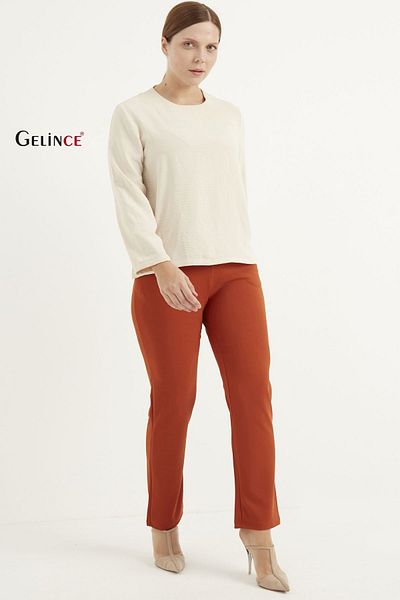 Gelince Plus Size Trousers - Relaxed Fit