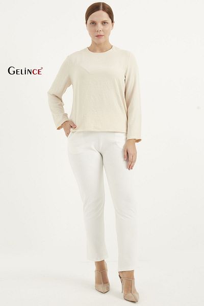 Gelince Pantaloni de mărime Plus - Potrivire relaxată