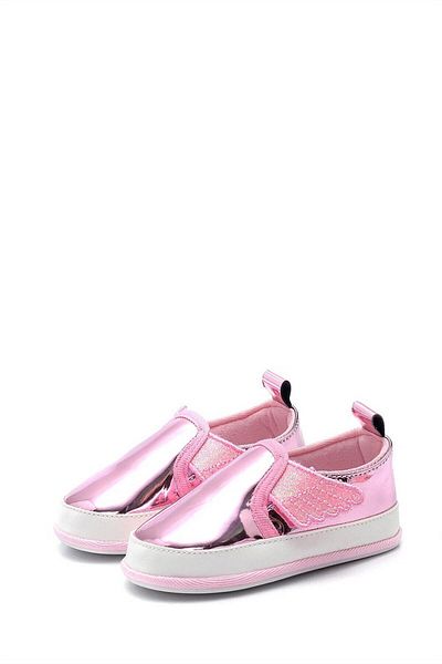 First Step Winged Flexible and Anti-Slip First Step Shoes-pink-f-537