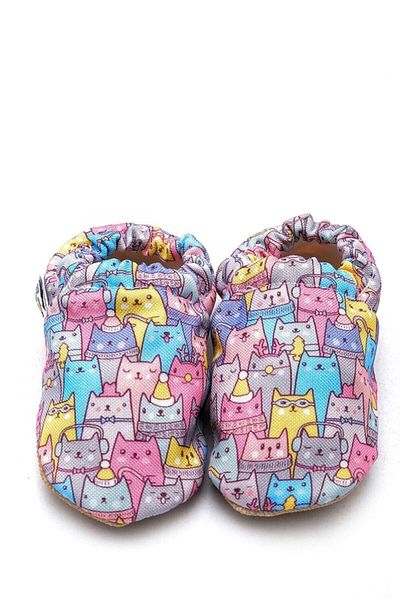 First Step Cat Non-Slip Sole Booties Pink F-823
