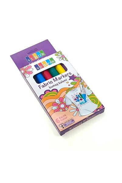 Südor Kumaş Kalemi 6 Renk Fabric Marker