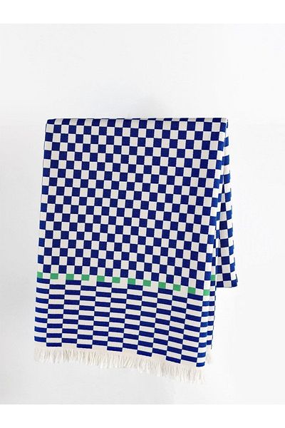 KARAKRAL Checkerboard Patterned Double Jacquard Pique 220X240Cm