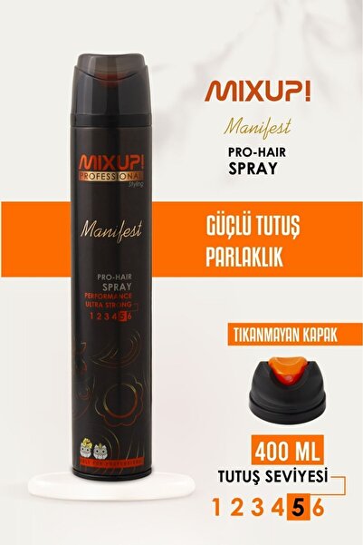 Mixup ! Manifest Güçlü Tutuş Saç Spreyi 400ml