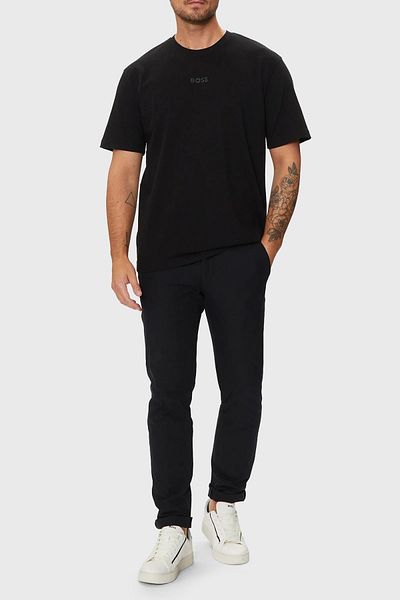 BOSS Pánské oversize bavlněné tričko - TSHIRT 50519368 001