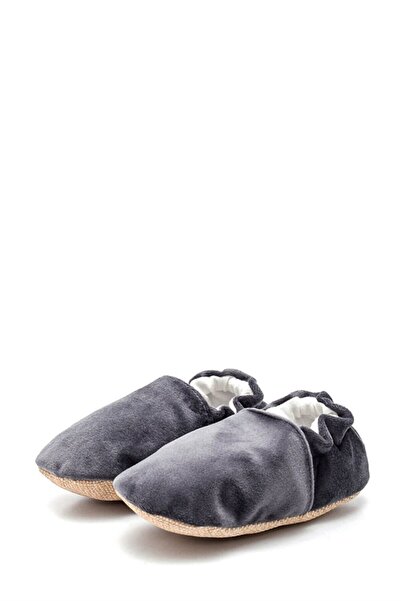 First Step Pamuk Astarlı Kadife Kaydırmaz Taban Patik