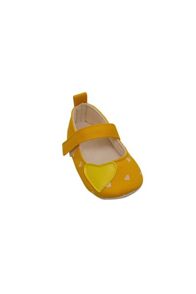 First Step Yellow Heart Ballerinas