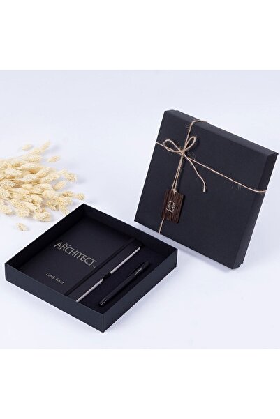Kitaplı Hediye Mimara Hediye - Isme Özel Ajanda Kalem Seti