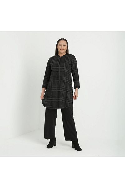 Gelince Τουνίκ Παντελόνι Hijab Διπλό Σετ 2692B