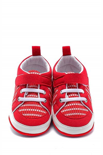 First Step Special Fabric Flexible And Anti-Slip First Step Shoes Red F-530