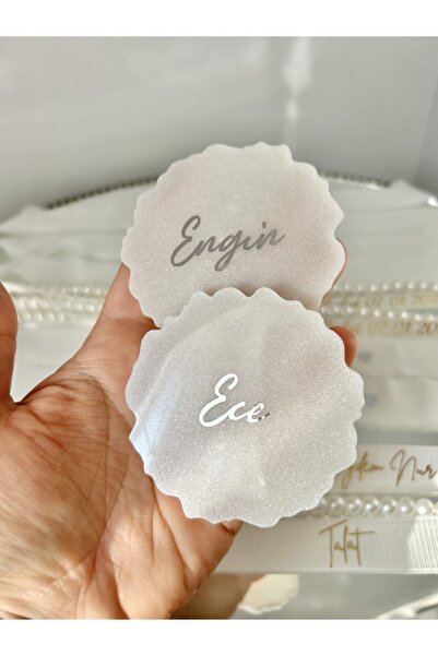 ALYANSHOME İsimli 7 cm Epoksi Yüzük Kutusu Standı Yükselticisi