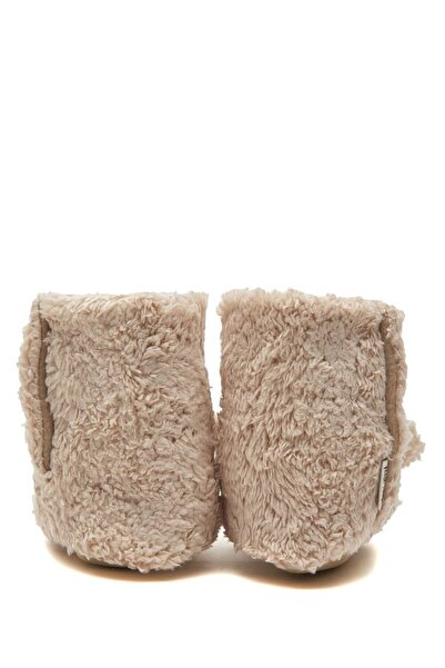 First Step 3D кожени домашни ботуши с плюшено мече-f-862