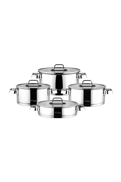 Aryıldız Volga 8 Parça Çelik Tencere Set Ar20403 Akyüzhome