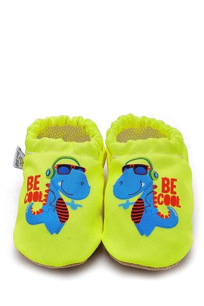 First Step Dinosaur Non-Slip Sole Baby Summer Booties Green, Home Boots Slippers Nursery Shoes Slippers F-824
