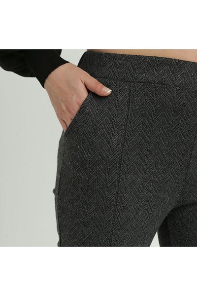 Gelince Jacquard Striped Trousers 1037A