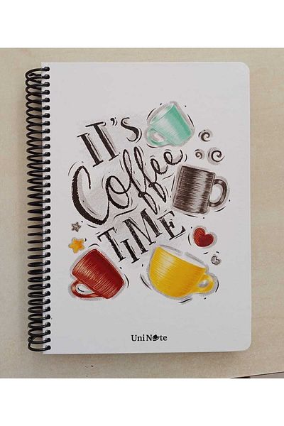 ÇINAR DEFTER 120 Yp.striped 17*24 Cm.spir.hard Kpk.coffee-55144