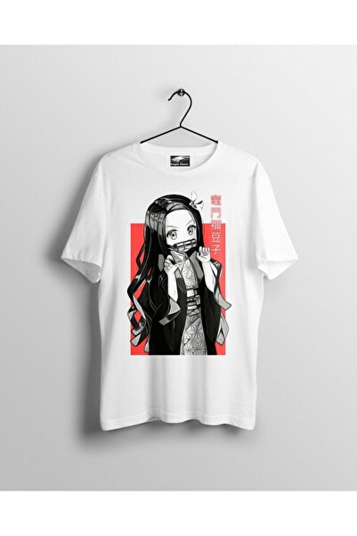 Generic Brand Tricou anime Nezuko Kamado Kimetsu No Yaiba Demon Slayer