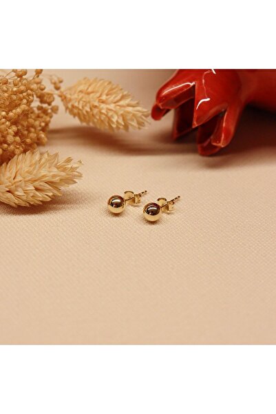 TAHAN MÜCEVHERAT Top Small Vidalı Küpe