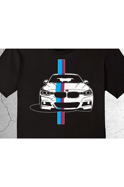 baskwear Bmw M Sport Car Automobile Tricou Tricou pentru copii