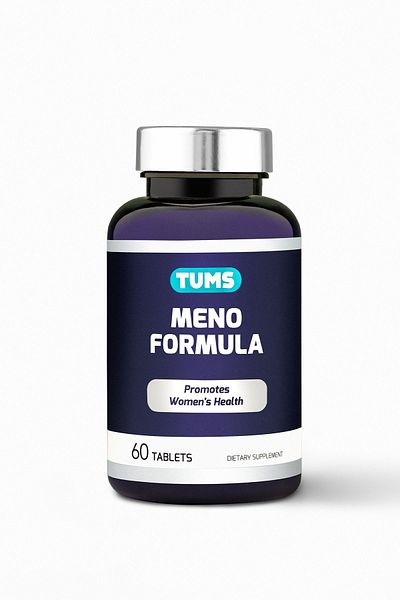 Tums Meno Formula - Leaf, Soy, Primrose Oil and Dong Quai 60 Capsules