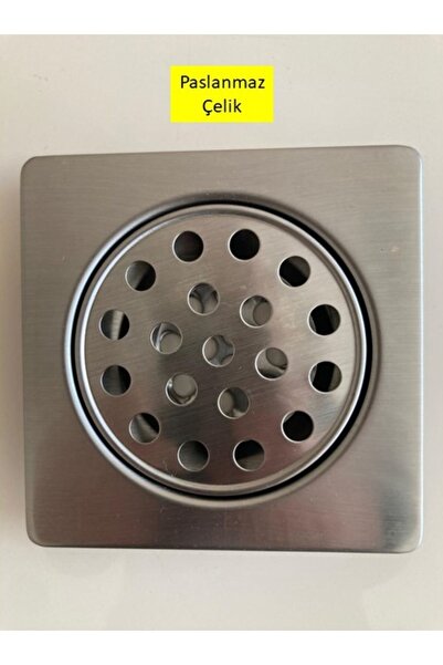 Buycobox Yer Sifonu Süzgeci Kapağı Paslanmaz Metal 3 Parça Süzgeçli, Duş Süzg...