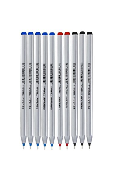 Pensan Triball Tükenmez Kalem Seti 10'lu