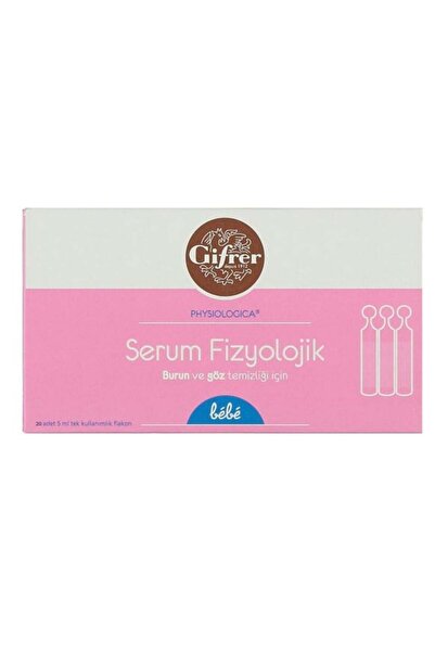 Gifrer Serum Fizyolojik 5 ml 20 Flakon