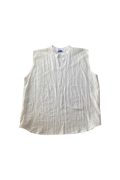 artı bir bodrum Salash Thai Sleeveless Muslin Wrap Shirt