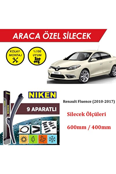 MeyZone Renault Fluence Ön Cam Silecek Takımı (2010-2017)