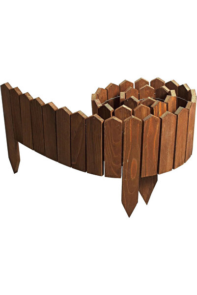 iAhşap Bahçe Bordür Çiti Bahçe Çiti Bahçe Dekoru Özel Tasarım 40x200 cm