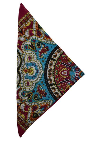 YELPAZE DÜNYASI Ethnic Patterned Square Bandana