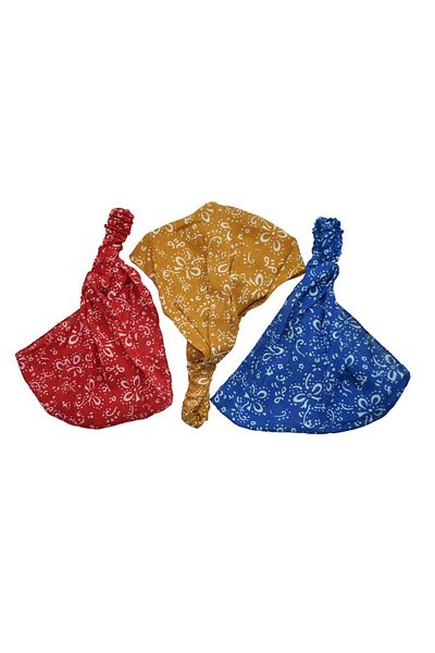YELPAZE DÜNYASI Σετ με μοτίβο λουλουδιών Bandana 3 τεμ
