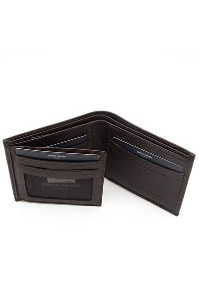Pierre Cardin Δερμάτινο ανδρικό πορτοφόλι - Brown Floater, Μοντέλο 2361a42